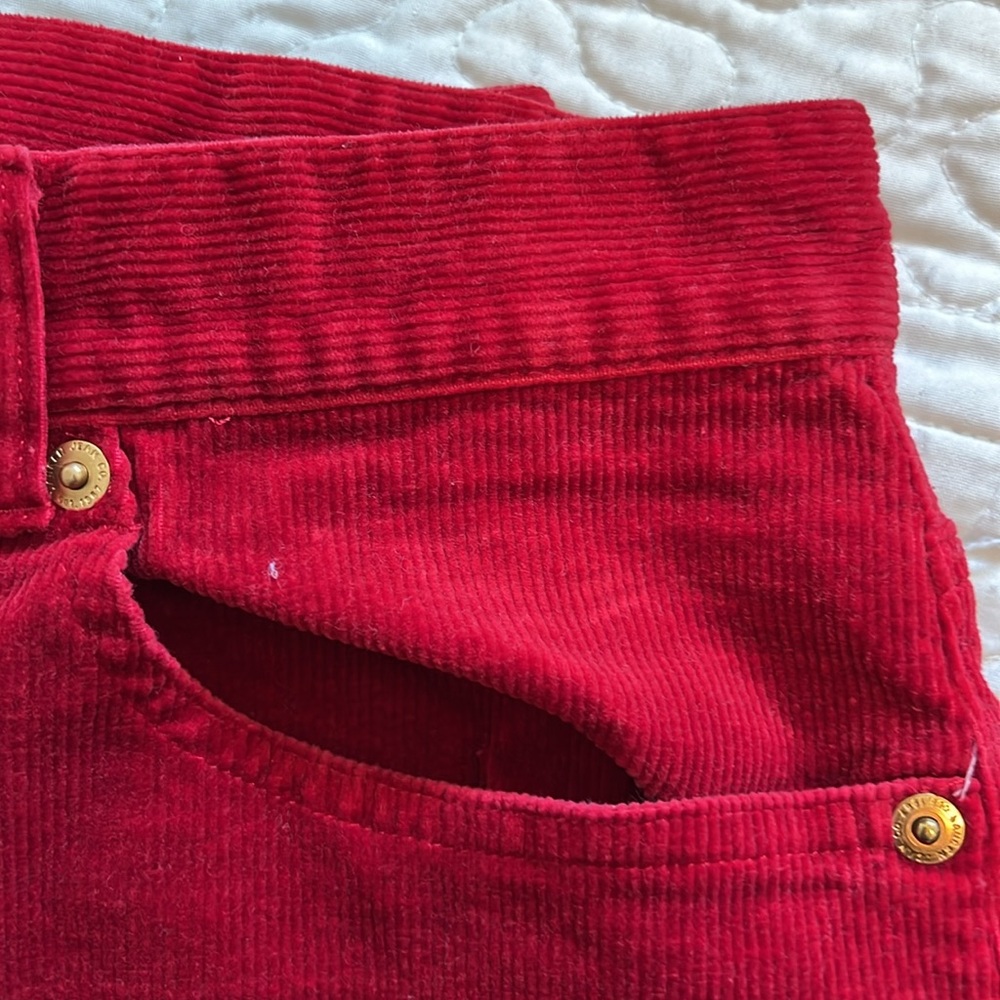 Lauren Ralph Lauren red corderoy - Picture 3 of 11